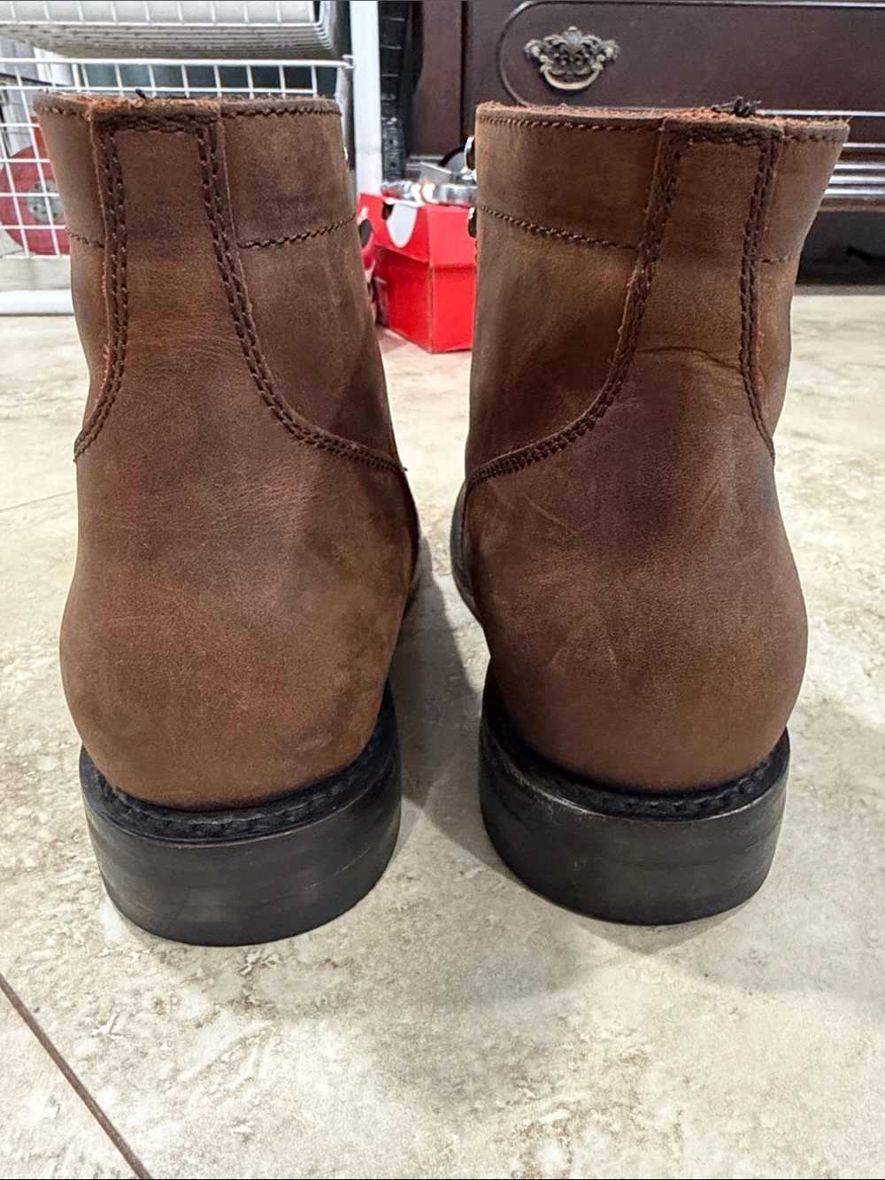 Thursday Boot Company Men's Brown Leather Captain | Arizona Adobe - Wide / 6.5 - Picture 4 of 6